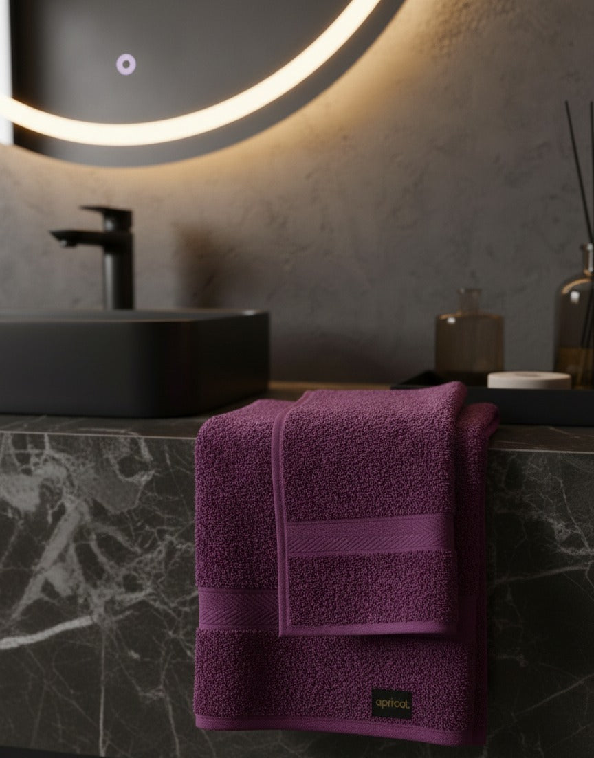 1 PC Bath Towel-Magenta Bath Towels & Washcloths Apricot