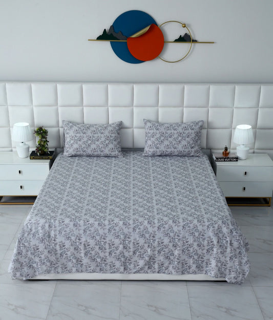 3 PCs Double Bed Sheet-DB145 Bed Sheets Apricot
