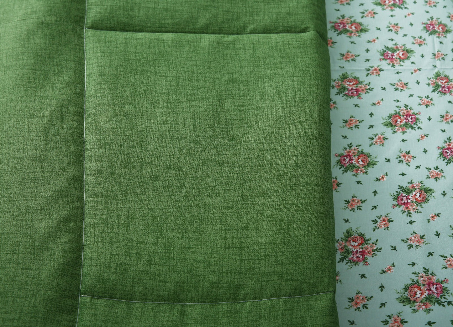 6 PCs Summer Comforter Set-Verdant Bed Spread Apricot