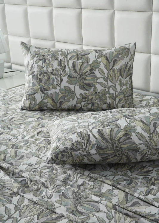 2Pcs Single Bed Sheet-SB-111 single bed sheet Apricot