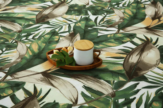 2Pcs Single Bed Sheet-Emerald Feathers single bed sheet Apricot