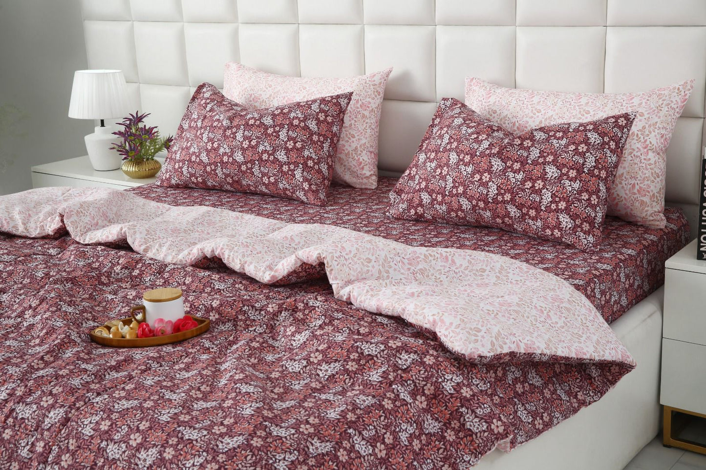 6 PCs Summer Comforter Set- COM003