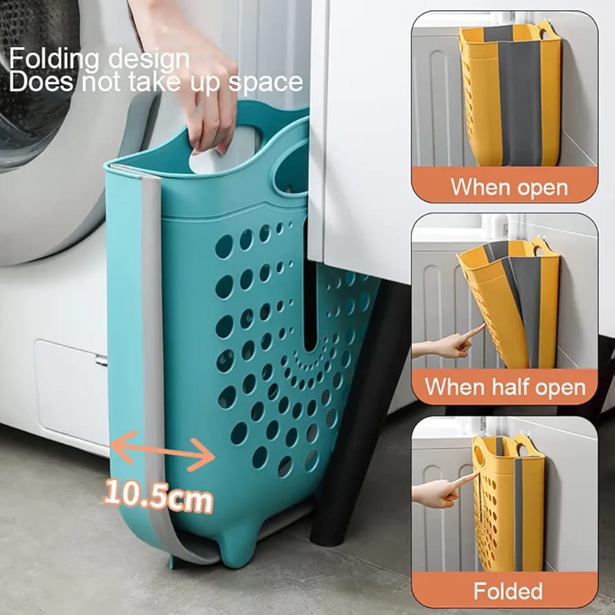 Collapsible Laundry Basket Apricot