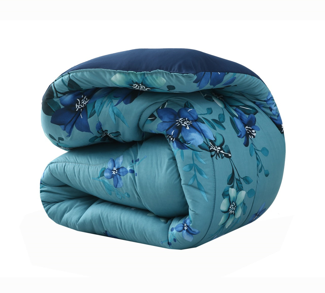1 PC Double Winter Razai-Azure Bloom Comforters Apricot