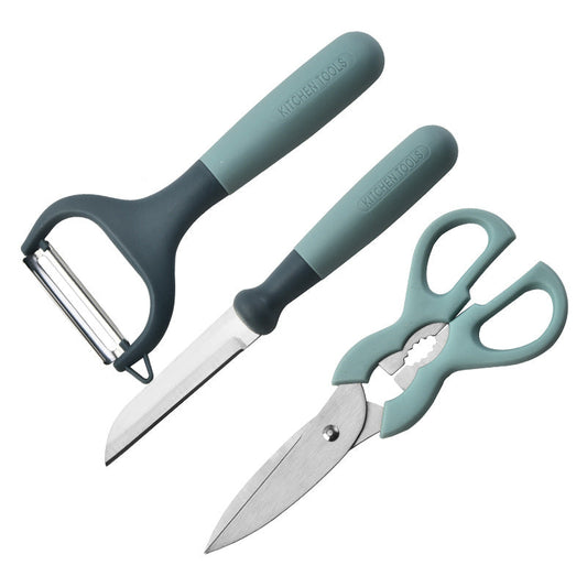 3 PCs Knife Set(SA2408-104) Apricot