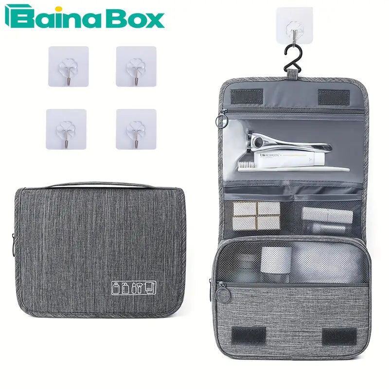 Large capacity travel bag-SA2408-296(Grey) Cosmetic Pouches Apricot