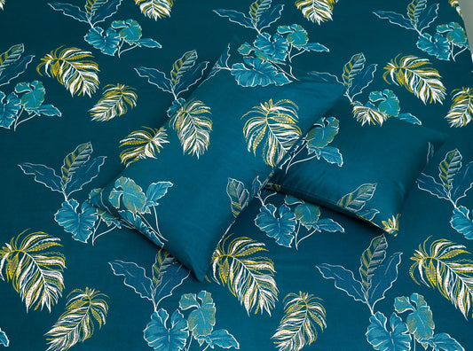 2Pcs Single Bed Sheet-Caulifower