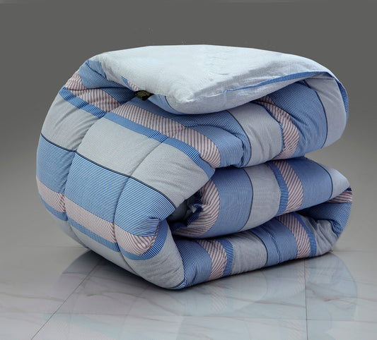 1 PC Double Winter Comforter-Marshmallow Comforters Apricot