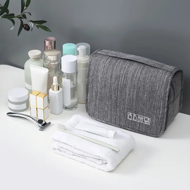 Large capacity travel bag-SA2408-296(Grey) Cosmetic Pouches Apricot