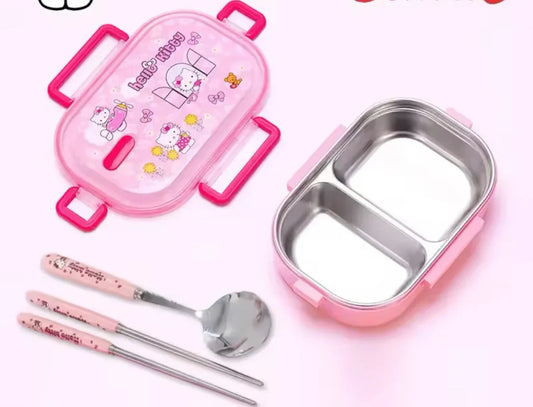 Hello Kitty Stainless Steel Lunch Box (SA2510-058) Apricot