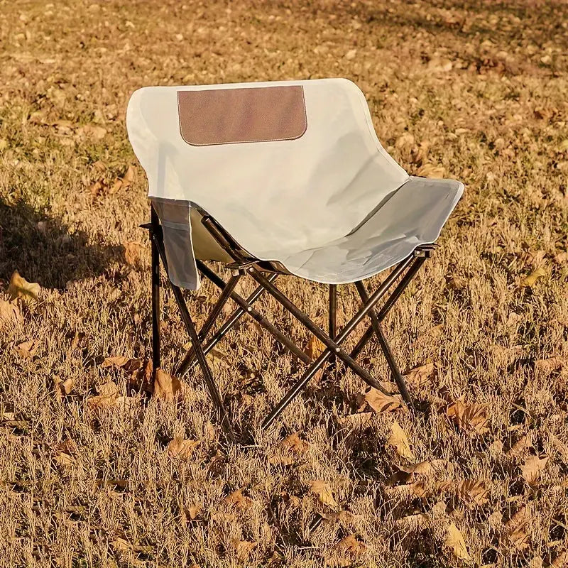Foldable Chair Outdoor(SA2405-143)-Cream Apricot