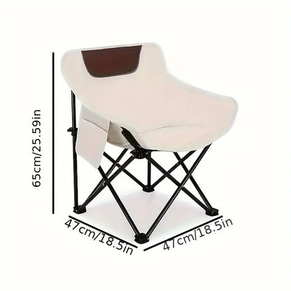 Foldable Chair Outdoor(SA2405-143)-Cream Apricot