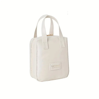 1PC Women's Faux Leather Cosmetic Bag(SA2405-139) Ladies Bag Apricot White