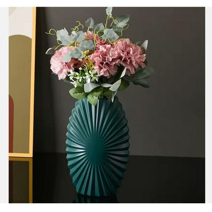 Large Nordic Plastic Flower Vase (SA2510-101) Apricot