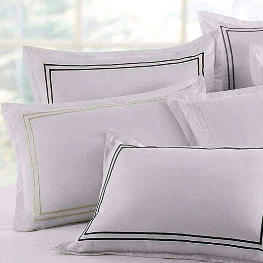 2 Cord Baratta Stitch- Pillows With Filling(4698) FILLINGS The Apricot Linen   