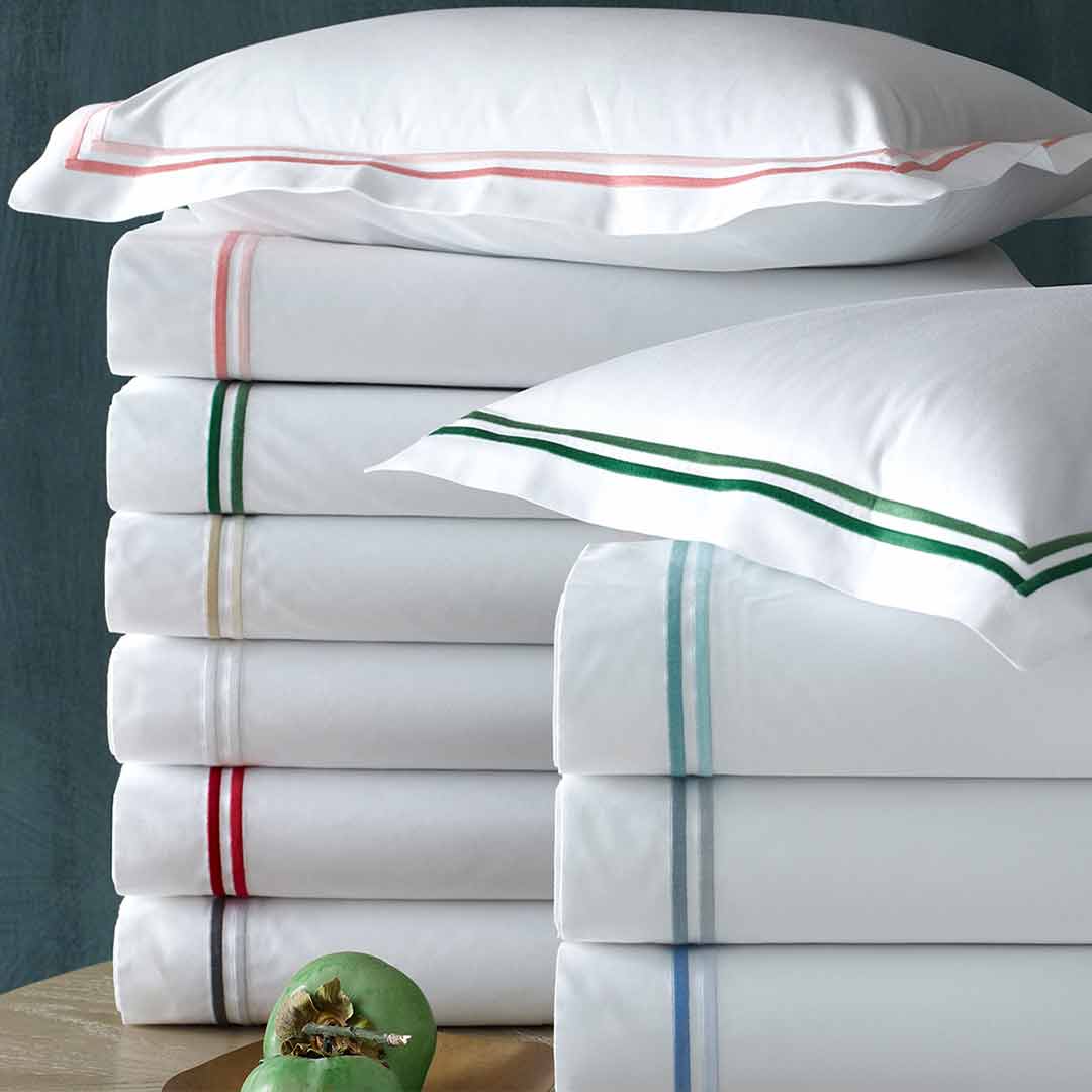 2 Cord Baratta Stitch- Pillows With Filling(4698) FILLINGS The Apricot Linen   