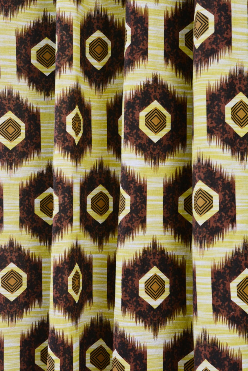 2 PCs Duck Curtains Panel-CRP010 Curtains Apricot   