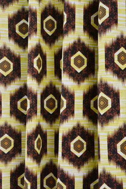 2 PCs Duck Curtains Panel-CRP010 Curtains Apricot   