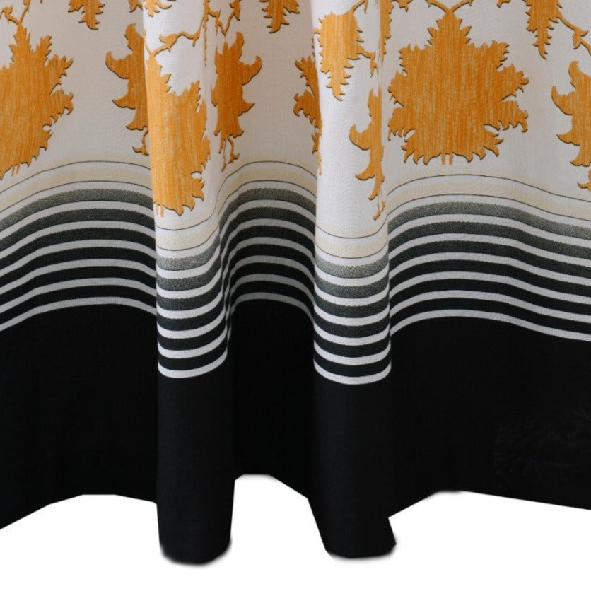 2 PCs Duck Curtains Panel-CRP09 Curtains Apricot   