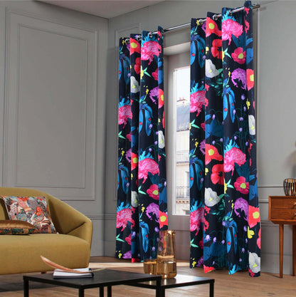 2 PCs Room Curtains-Asian Dream Curtains Apricot   