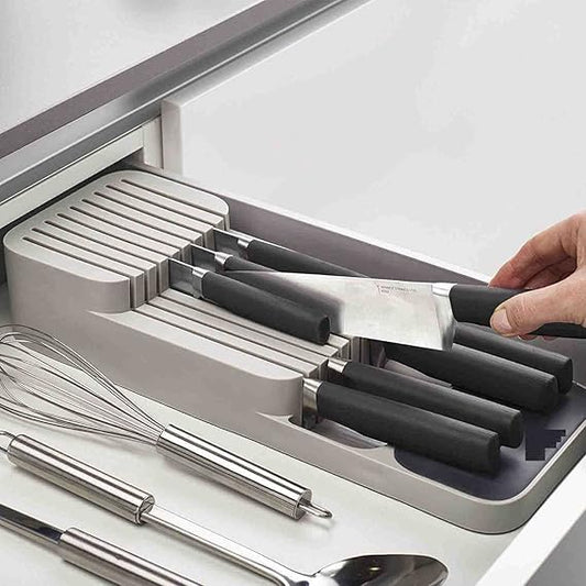 2 Tier Knife Organizer(SA2405-71)- Grey Apricot