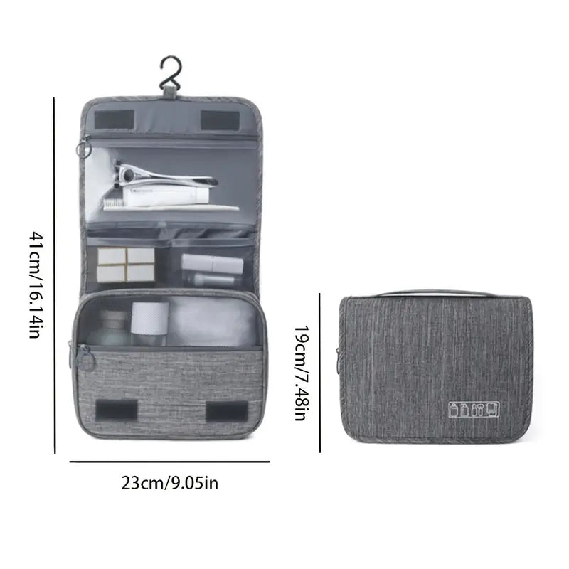 Large capacity travel bag-SA2408-296(Grey) Cosmetic Pouches Apricot