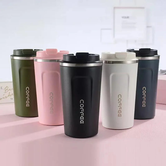 510ML Thermo Coffee Mug with Hermetic Temperature (SA2510-074)Pink Tumbler Apricot