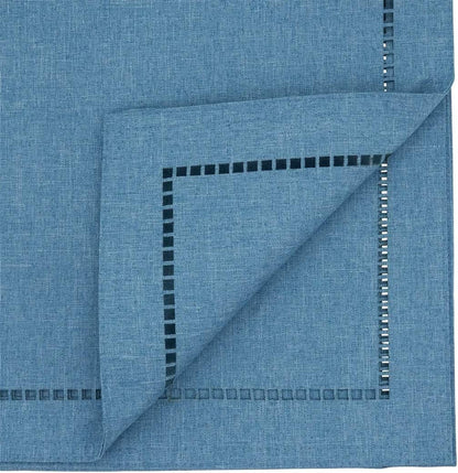 2PCs Rectangular Shape Placemats-(SA2405-252)-Blue Table Mats Apricot