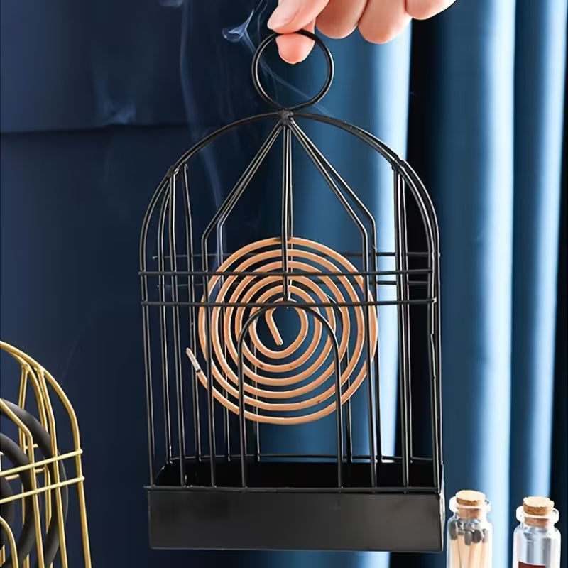 Mosquito Coil Holder (SA2512-03)Black Storage Organizer Apricot