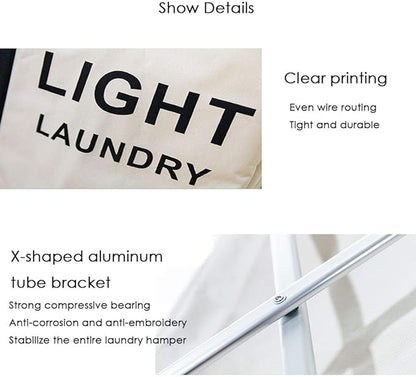 3 Compartment Laundry Basket (3550)  Apricot   