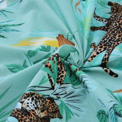 3 PCs Bed Sheet(4257)-DB233 Bed Sheets Apricot   