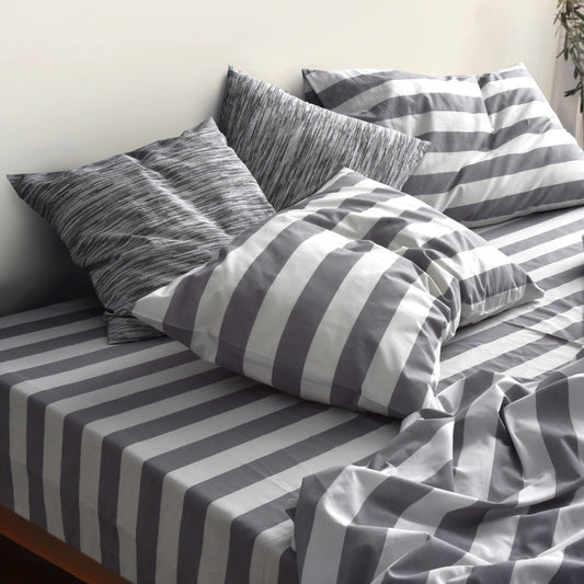 3 PCs Bed Sheet Satin(5183)-AP0070 Bed Sheets Apricot   
