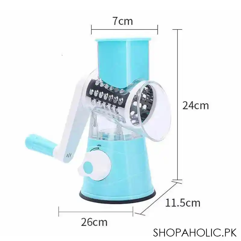 Vegetable Slicer with 3 Interchangeable Blades (SA2510-021)BLUE Spice and sugar Jar Apricot