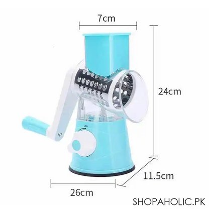 Vegetable Slicer with 3 Interchangeable Blades (SA2510-021)BLUE Spice and sugar Jar Apricot