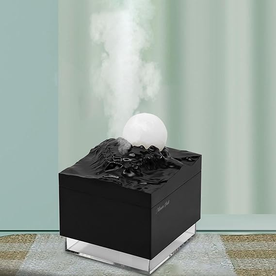 300ML Moon Fall Humidifier-Black(SA2405-197)  Apricot   