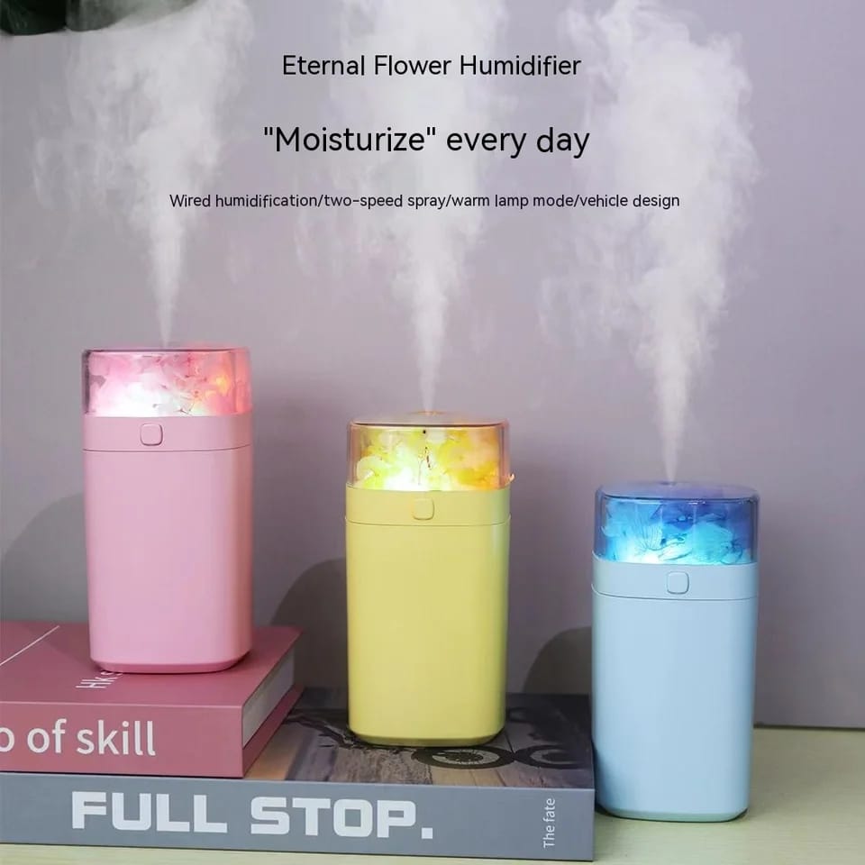 300ML USB Colorful Ultrasonic 14716Air Humidifier(SA2405-196)  Apricot   
