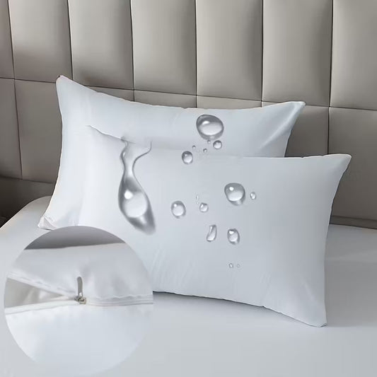100% Water Repellent Pillow-Grey Protectors Apricot