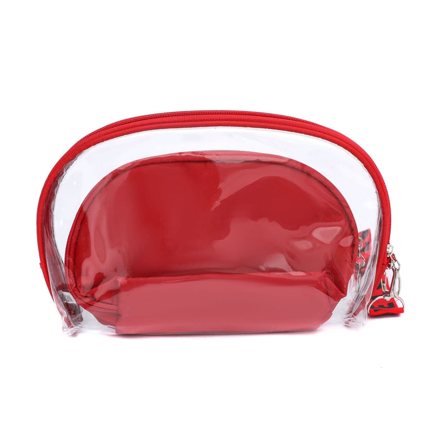 3Pcs Waterproof Portable Makeup Organizer Bag-LOVE(SA2405-113) Cosmetic Pouches Apricot