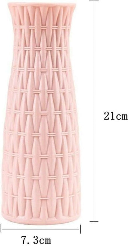 2PCs Nordic Style Vase Container (SA2510-095) Candle Stand Apricot