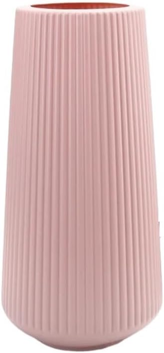 Large Nordic Plastic Flower Vase (SA2510-092) Apricot