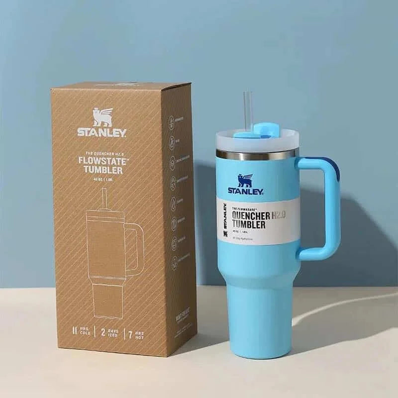 Stanley Quencher H2.0 FlowState™ Tumbler 40 OZ-1200ML Tumbler Apricot Blue