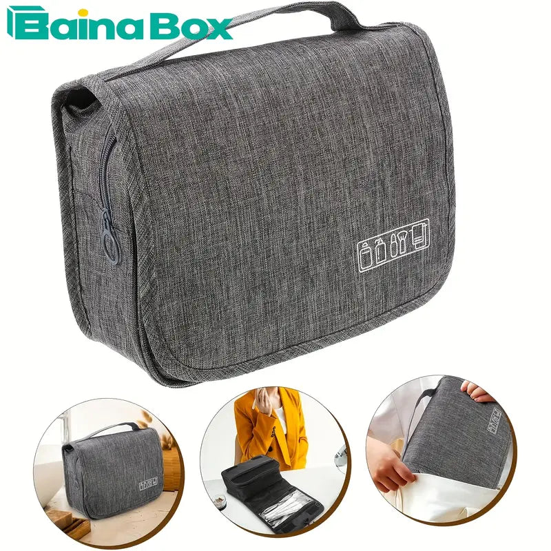 Large capacity travel bag-SA2408-296(Grey) Cosmetic Pouches Apricot