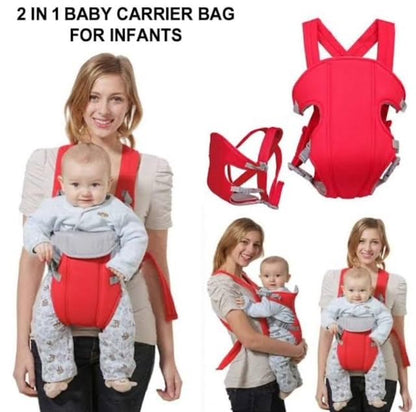 4-in-1 Baby Carrier Bag Adjustable with Comfortable Head Support & Buckle Straps-SA2408-276 Blankets Apricot
