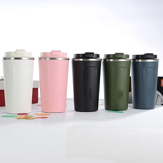 510ML Thermo Coffee Mug with Hermetic Temperature (SA2510-074)Pink Tumbler Apricot