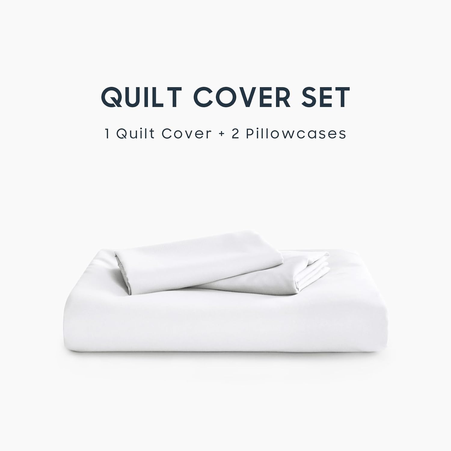Duvet Cover-White Bed Sheets Apricot
