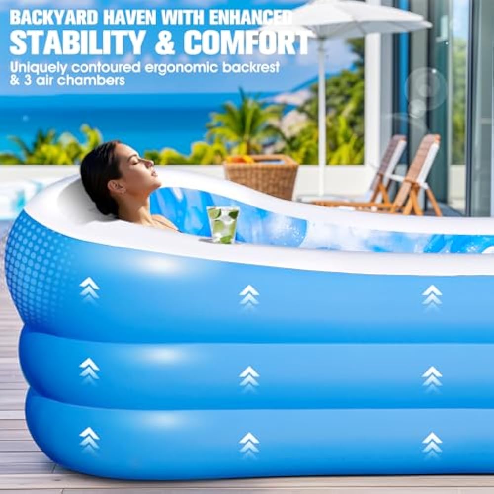 Inflatable Swimming Pool SA2510-037 Apricot