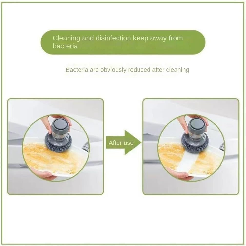 Multi-Functional Cleaning Brush (SA2510-016) cutlery holder Apricot