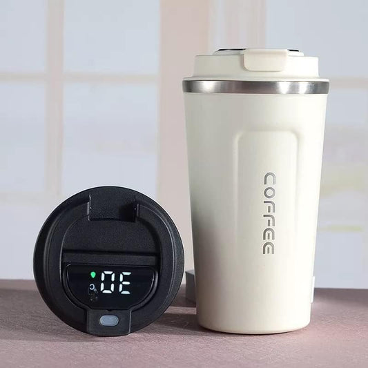 510ML Thermo Coffee Mug with Hermetic Temperature (SA2510-074)White Tumbler Apricot