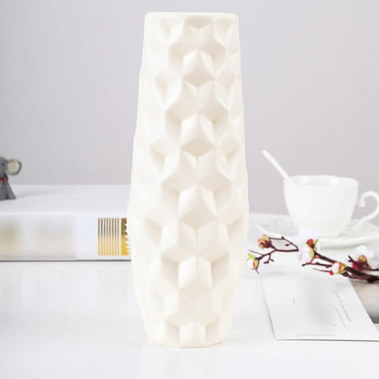 Large Nordic Plastic Flower Vase (SA2510-102) Apricot