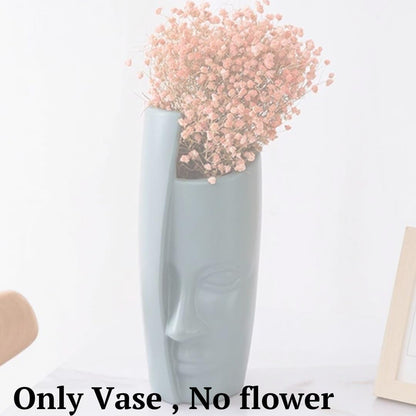 Face-Shaped Vase (SA2510-093) Apricot